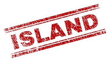 Dokulu Adası damga mühür çizik