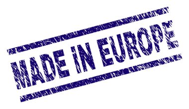 Europe damga mühür içinde yapılan dokulu çizik