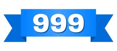 999 başlıklı mavi şerit
