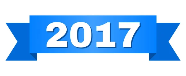 2017 タイトルのブルー ストライプ — ストックベクタ