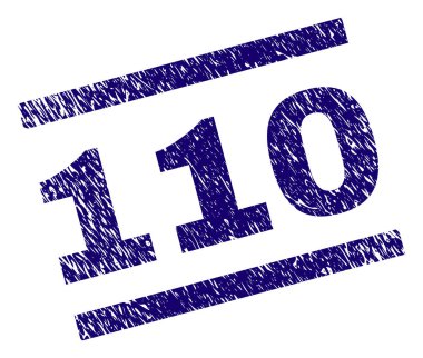 Dokulu 110 damga mühür çizik