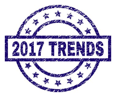 Grunge 2017 eğilimleri damga mühür dokulu