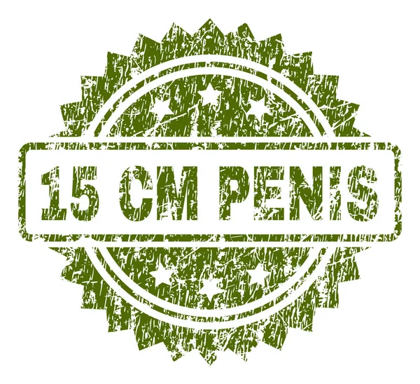 Измельченная 15 см пломба PENIS — стоковый вектор