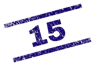 Dokulu 15 damga mühür çizik