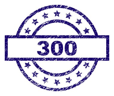 Dokulu 300 damga mühür çizik