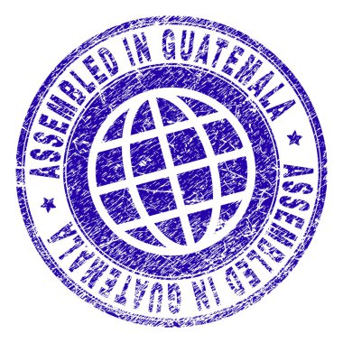 Guatemala damga mühür içinde monte dokulu çizik