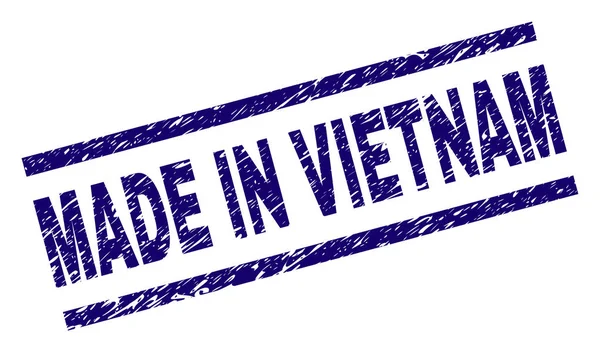 Grunge getextureerde Made In Vietnam zegel stempel — Stockvector