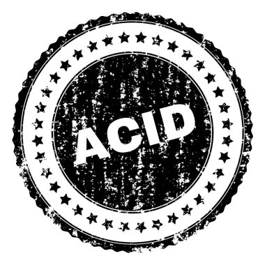 Grunge asit damga mühür dokulu