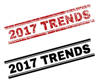 Parmak izi çizik dokulu ve temiz 2017 eğilimleri damga