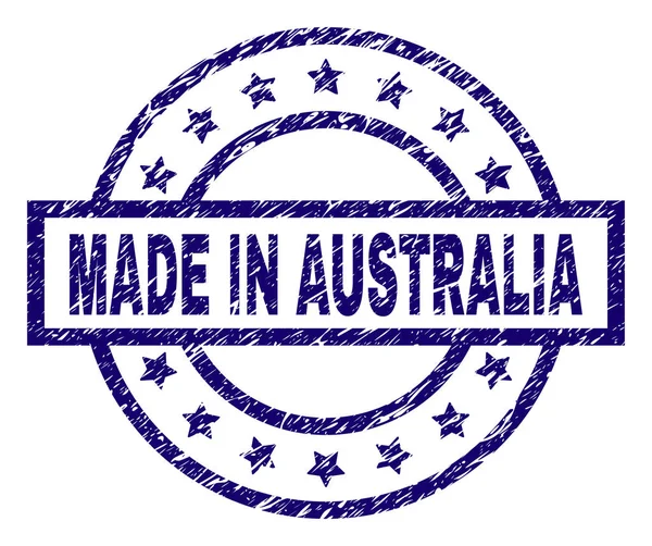 Почухав текстурованою в Австралії печатка штамп — стоковий вектор