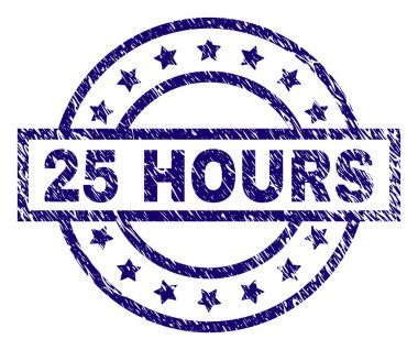 Çizik dokulu 25 saat damga mühür