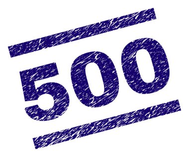 Dokulu 500 damga mühür çizik