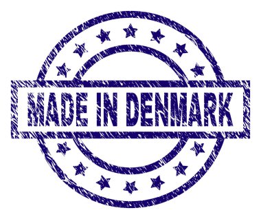 Danimarka damga mühür içinde yapılan dokulu çizik