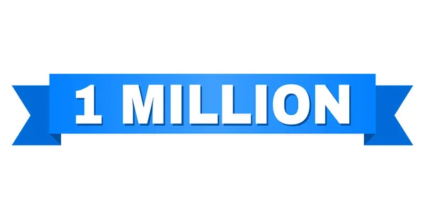 Rayas azules con 1 MILLÓN de título — Vector de stock
