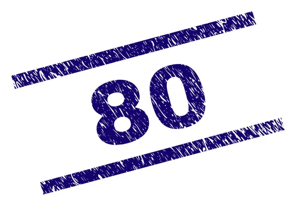 Poškrábaný texturou 80 Značkovací destička — Stockový vektor