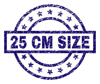 Dokulu 25 Cm boyut damga mühür çizik