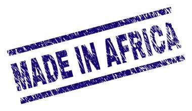 Afrika damga mühür içinde yapılan dokulu çizik