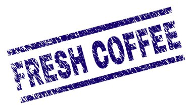 Grunge taze kahve damga mühür dokulu