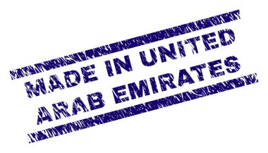 Birleşik Arap Emirlikleri damga mühür içinde yapılan dokulu çizik