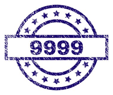 Grunge 9999 damga mühür dokulu