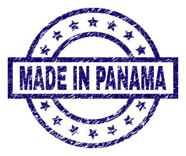 Panama damga mühür içinde yapılan dokulu çizik