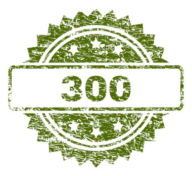 Dokulu 300 damga mühür çizik