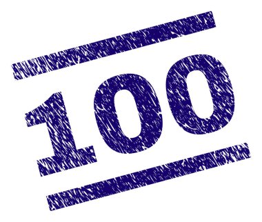 Dokulu 100 damga mühür çizik