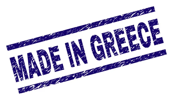 Raspadinha texturizada feita em selo GREECE —  Vetores de Stock