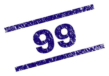 Dokulu 99 damga mühür çizik