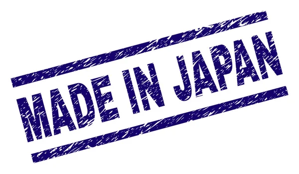 Гранж текстурованою зробили в Японію штамп ущільнення — стоковий вектор