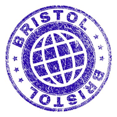 Dokulu Bristol damga mühür çizik