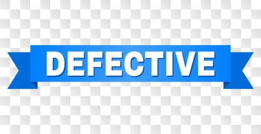 Arızalı metin ile mavi şerit