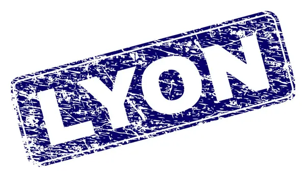 Yuvarlatılmış dikdörtgen damga çizilmiş Lyon çerçeveli