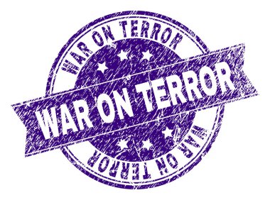 Grunge savaş terör damga mühür dokulu