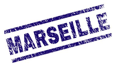 Çizik dokulu Marsilya damga mühür
