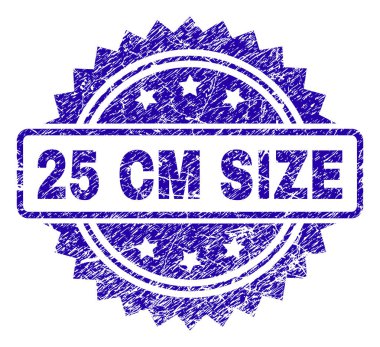 25 Cm boyut damga mühür çizik