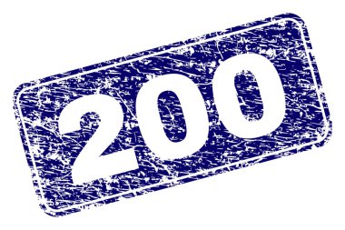 Yuvarlatılmış dikdörtgen damga grunge 200 çerçeveli