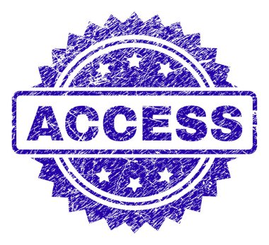 Grunge erişim damga mühür