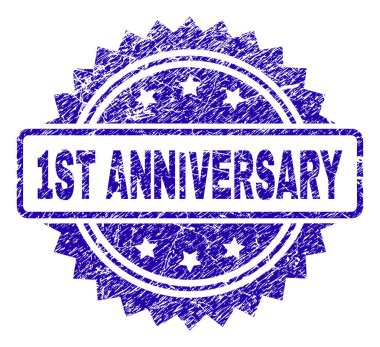 Çizik 1 yıldönümü damga mühür