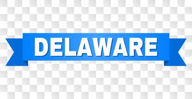Mavi bant Delaware açıklamalı alt yazılı