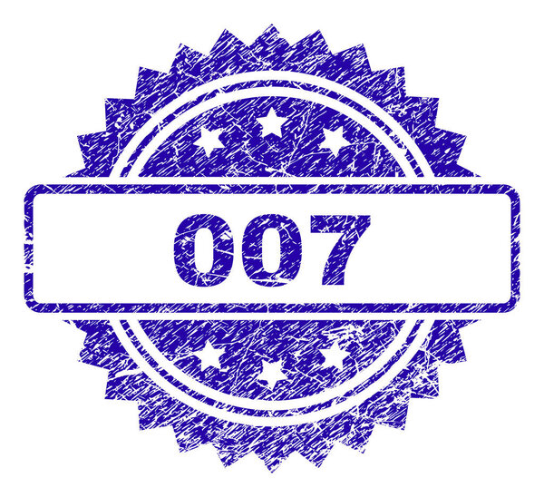 Scratched 007 Stamp Seal