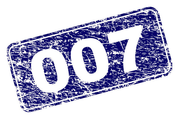 Grunge 007 Framed Rounded Rectangle Stamp