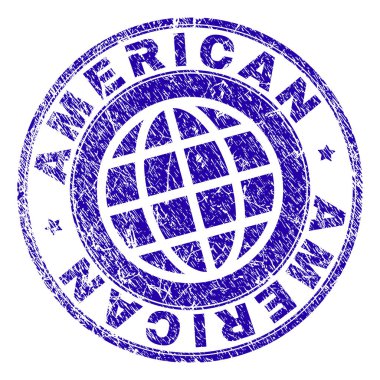 Dokulu Amerikan damga mühür çizik