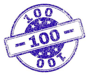 Dokulu 100 damga mühür çizik