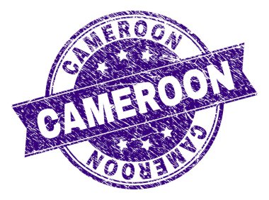 Dokulu Kamerun damga mühür çizik