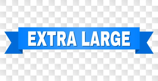 Fita azul com legenda EXTRA LARGE — Vetor de Stock