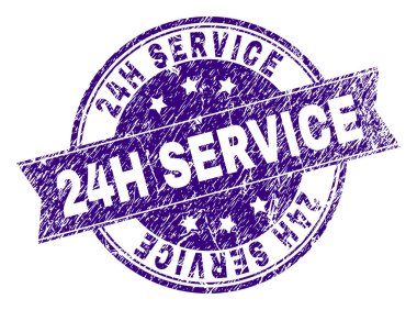 Dokulu 24 saat hizmet damga mühür çizik