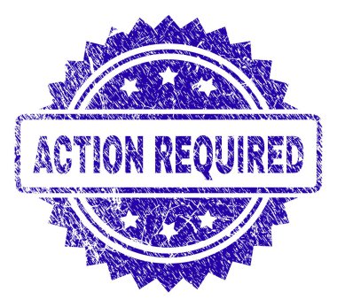 Damga mühür grunge eylem gerekli