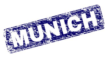 Yuvarlatılmış dikdörtgen damga çizilmiş Münih çerçeveli