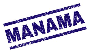 Grunge Manama damga mühür dokulu
